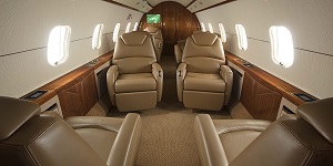 Challenger 300 super midsize jet view 2 for Orlando charter