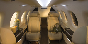 Embraer Phenom 300 super light jet view 2 for Orlando charter