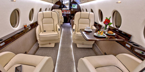 Gulfstream G200 super midsize jet view 2 for Orlando charter