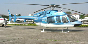 Bell 407 helicopter view 1 for Orlando charter