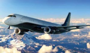 Embraer Lineage 1000 long range jet view 2 for Orlando charter