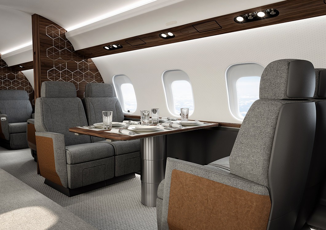 Bombardier Global 6500 long range jet view 1 for Orlando charter