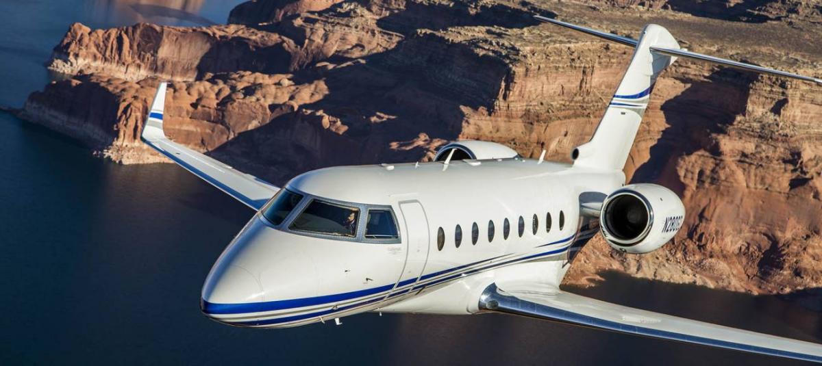 Gulfstream G280 super midsize jet view 1 for Orlando charter