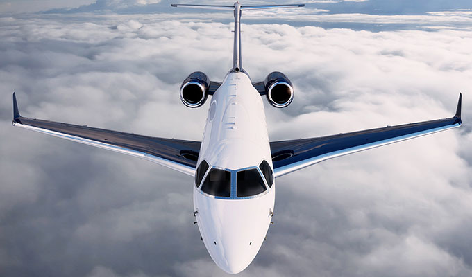 Embraer Legacy 450 midsize jet view 1 for Orlando charter