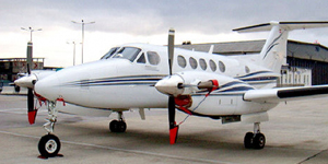 King Air 350 view for Orlando charter