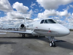Hawker 4000 cabin for Orlando charter