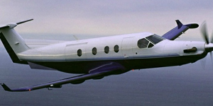 Pilatus PC-12 view for Orlando charter