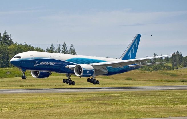 Boeing 777 Freighter cargo aircraft for Orlando charter