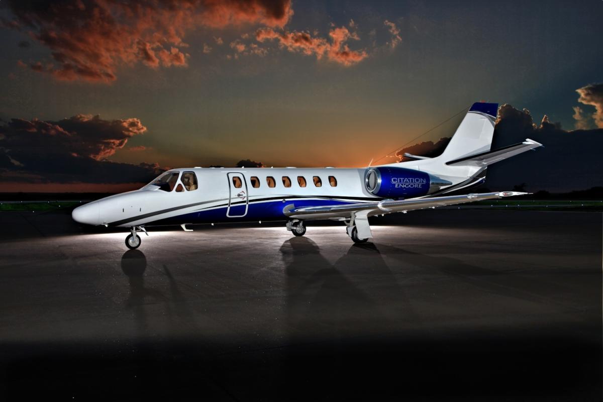 Cessna Citation Encore view for Orlando charter