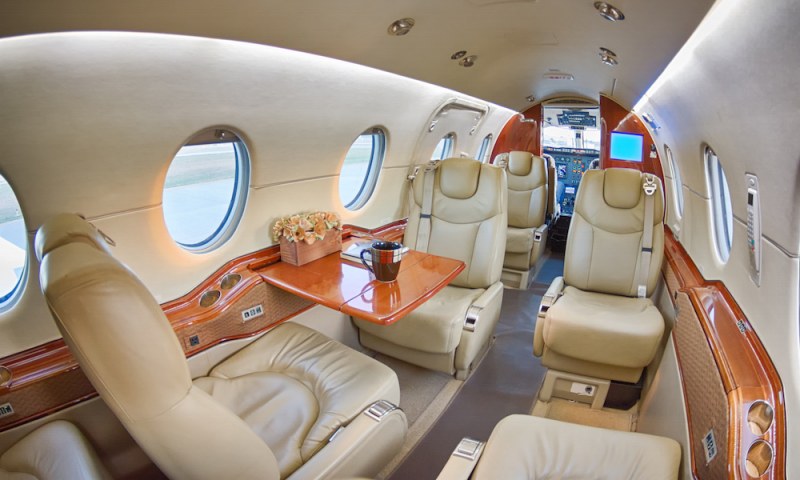 Beechjet 400 cabin for Orlando charter