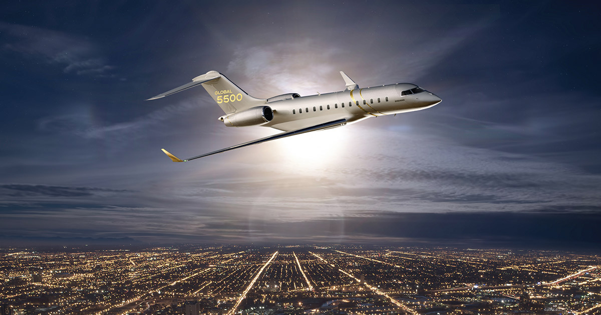 Orlando Bombardier Global 5500 Charter