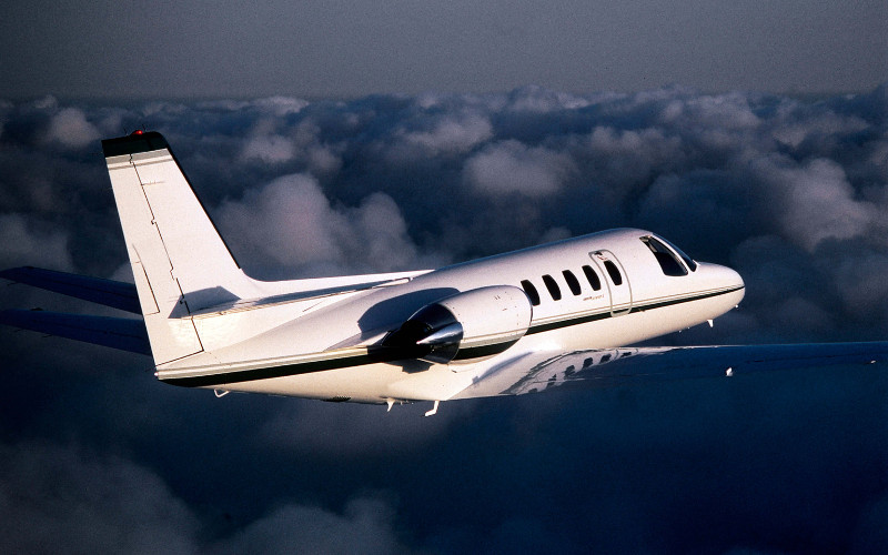 Cessna Citation II view for Orlando charter