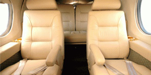 Dassault Falcon 10 view for Orlando charter