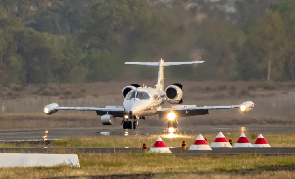 Learjet 35 view for Orlando charter